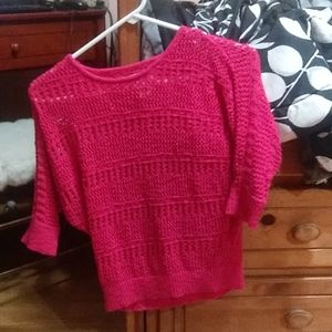 Knitted pink top